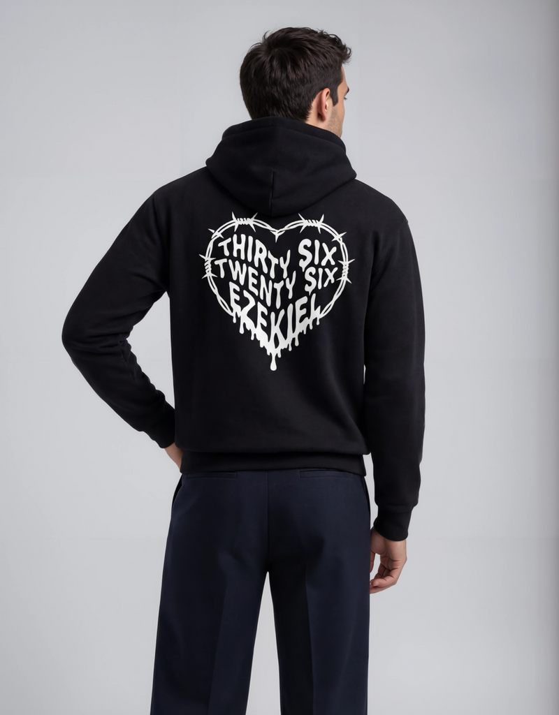 "Ezekiel 36:26" Premium Unisex Hoodie