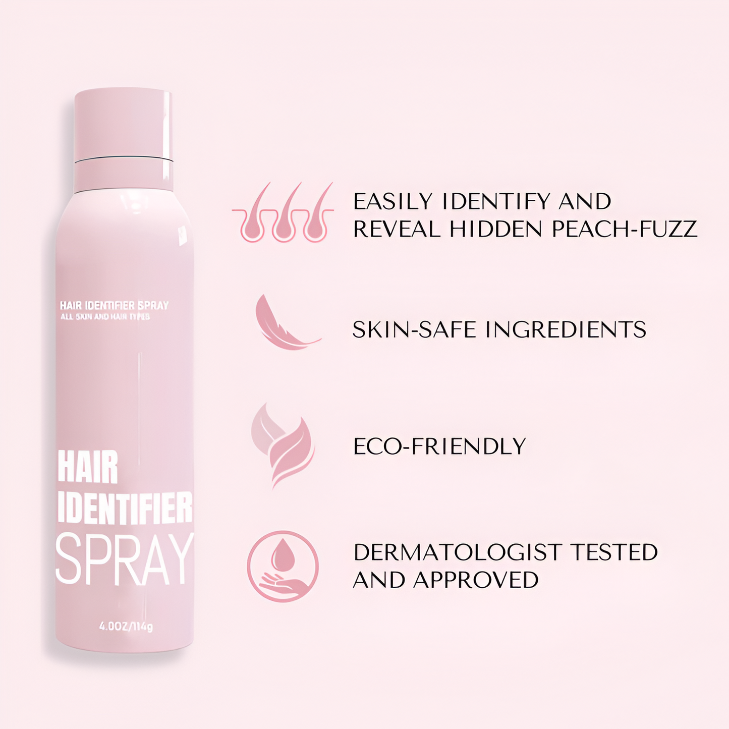 Trilix™ Hair Identifier Spray + Dermaplaner Set